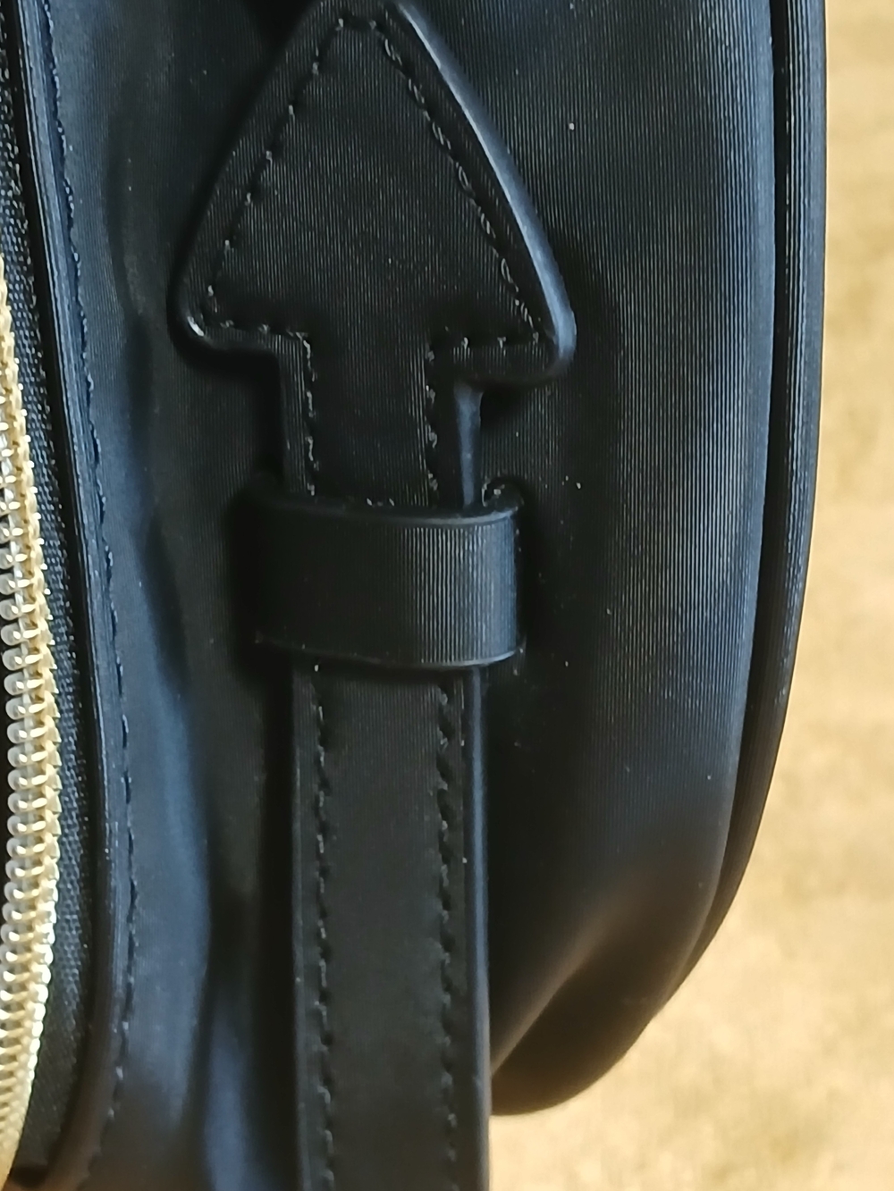 Versace Black Round Mini Crossbody with Gold Logo Plaque - Picture 5 of 5